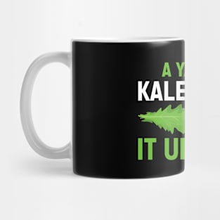 A yacht s kale keeps it upright Mug